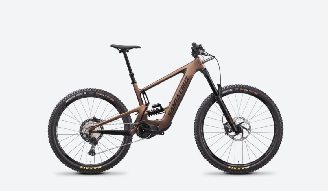 santa cruz full suspension electric mountain bike